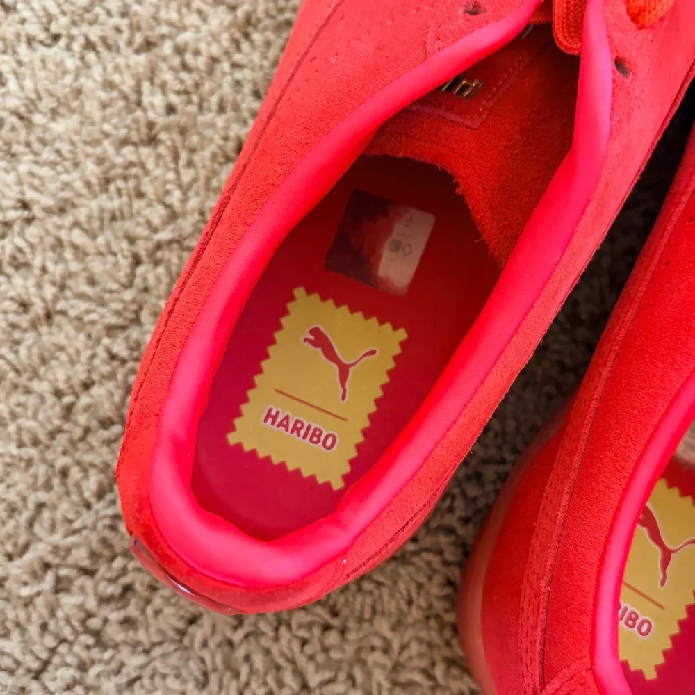 PUMA x Haribo Red Poppy Suede Classic Lace Up Sneakers Casual Shoes Mens US 10